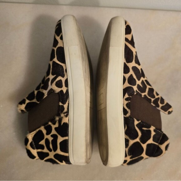 Coconuts Matisse Harlan Giraffe Print Calf hair leather High Top Sneaker Booties - Picture 6 of 12